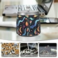 thumbnail image 6 of Yayeee Ashtray with Lid for Cigarette Smokeless Stainless Steel Home Ash Holder, Zodiac Stars, 6 of 7