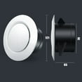 thumbnail image 2 of MYG ABS Tuyere Ceiling Air Supply Mountable HOT AIR Vent Grille Cover Easy Diffuser, 2 of 9
