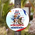 thumbnail image 4 of I'm a Beagle Dad and a Veteran, Nothing Scares me Happy Father's Day Round Wood Sign Beagles Dog Lover Gifts Idea Hanging Wall Home Decor - 00006, 4 of 5