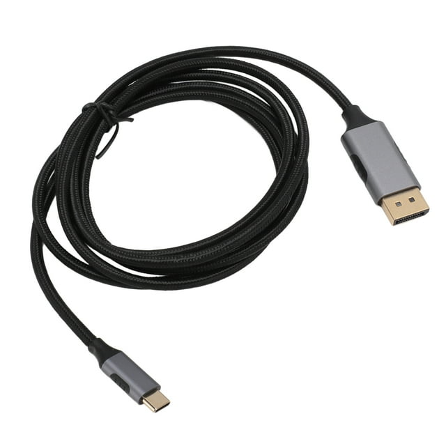 Type C To DisplayPort Cable, 8K 60hz USB Type C To DisplayPort 1.4 Cable High Speed Data Transfer Rate 5.9ft for Laptop