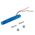 thumbnail image 3 of 1Pc 24V 9 Led Auto Side Marker Indicator Lights Car External Lights Tail Light Blue, 3 of 10