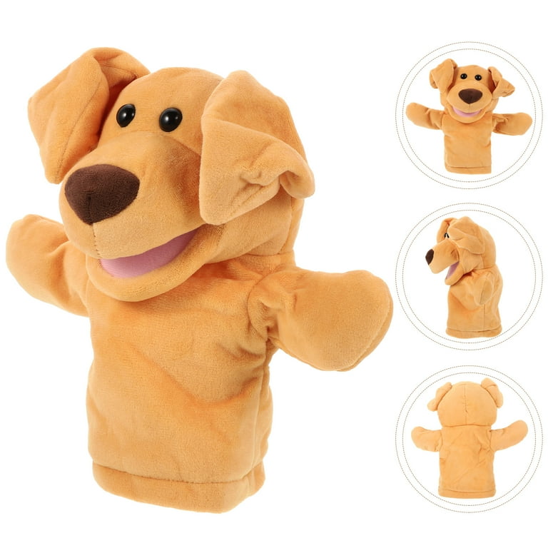 CATIEBYE puppets for toddlers Dog Hand Puppet Assorted Color for