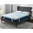 thumbnail image 2 of Roost Sleep Cool Cloud Supreme 3" Gel Memory Foam Cooling Mattress Topper, Queen, 2 of 8