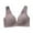 Brown, variant on 2025 Womens Nursing Bras for Breastfeeding Seamless Thin Front Buckle Maternity Bra Comfort Pregnancy Bralette Khaki