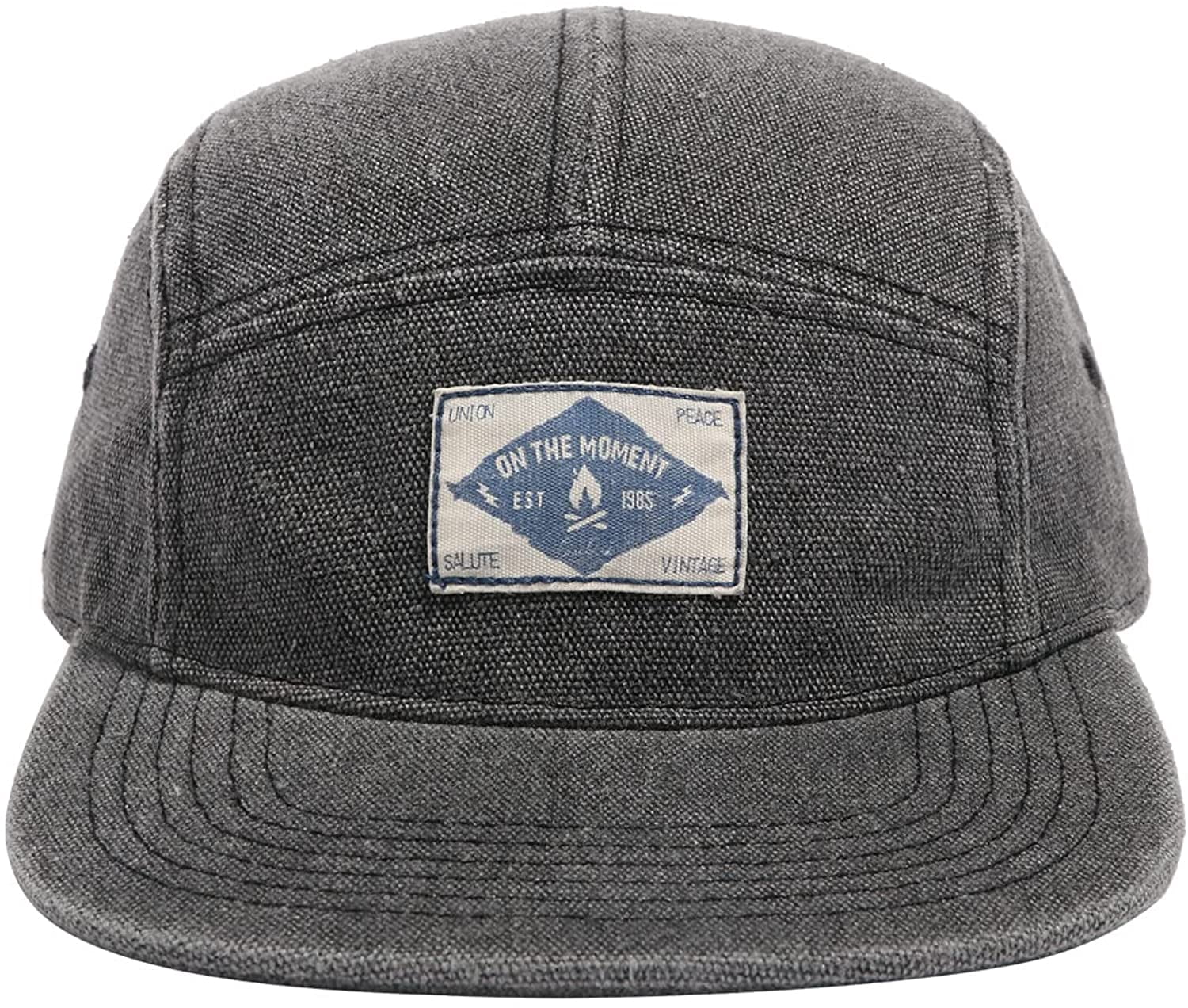 ZMLEVE 5 Panel Hat for Men Flat Brim 