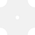 thumbnail image 4 of 18"OD x 2"ID x 6"C x 1"P Haus Architectural Grade PVC Contemporary Ceiling Medallion, 4 of 11