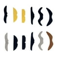 thumbnail image 1 of BELOVING 12 Pcs Moustache d'Halloween Déguisement Simulation Poils du Visage pour Fête Jeu de Rôle Multicolore, 1 of 10
