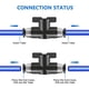 thumbnail image 5 of Lojalitet 5 piezas conector neumático válvula de bola neumática válvula manual neumática puede controlar la apertura y el cierre del fluido accesorios rápidos interruptor adaptador (6 mm) Dksfjkl, 5 of 5