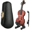 thumbnail image 1 of MasteelfCA 1 Set Wood Small Violin Model Adornment Realistic Violin Studio Photo Prop, 1 of 7