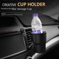 thumbnail image 1 of Almacenamiento funcional multifuncional para coche, soporte para vasos, salida de aire para coche, soporte para vasos, caja de almacenamiento, cubo de basura, soporte para bebidas., 1 of 5