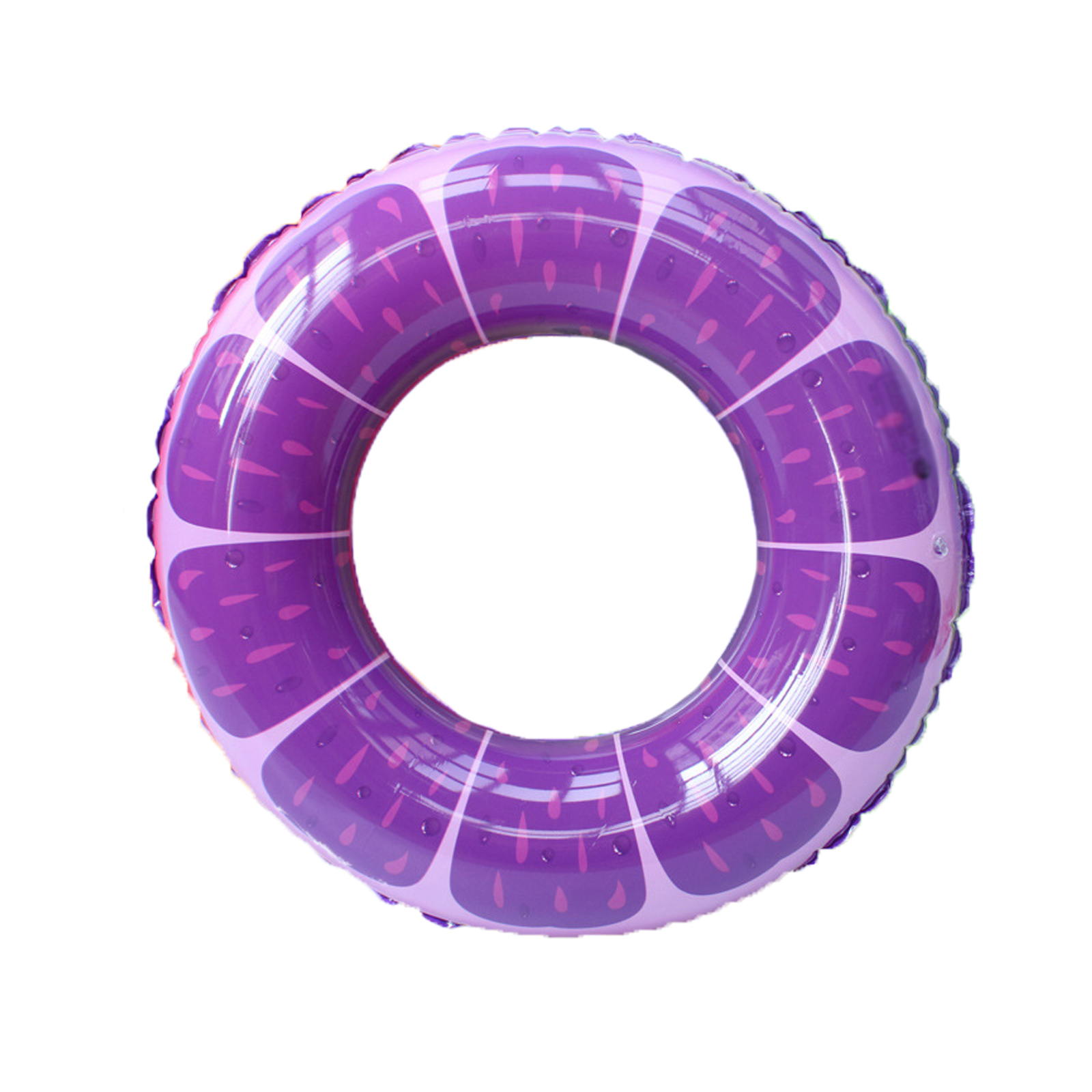 Pool Float Circle for Adult Cute Fruit Pattern Inflatable Swimming Ring Practical for Pool Beach