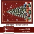 thumbnail image 4 of BLEUM CADE 8'x10' Christmas Tree Area Rugs for Living Room, Winter Red Washable Rugs for Bedroom Dinning Room, Ultra Soft Non Slip Durable Large Carpet Christmas Decorations, 4 of 8