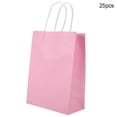 thumbnail image 1 of 25 Bolsas De Con Asa, Papel Kraft, Color Atractivo, Bolsa De Para Compras, Salidas Y Más, 1 of 7