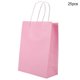 thumbnail image 1 of 25 Bolsas De Con Asa, Papel Kraft, Color Atractivo, Bolsa De Para Compras, Salidas Y Más, 1 of 7