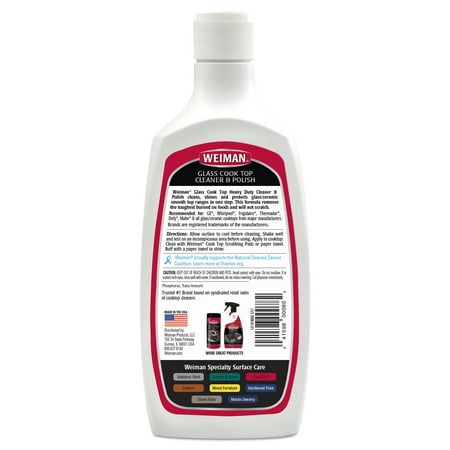 Weiman - 20-Oz. Heavy-Duty Cooktop Cleaner and Polish - Multi