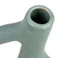 thumbnail image 4 of Bloomingville Stoneware Sculptural Vase with Teardrop Handles, Matte Green, 4 of 8
