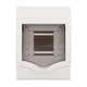 thumbnail image 1 of Bewildely Electrical Distribution Box Mounted Circuit Breaker Protection Lighting MCB Wire Case Power Wear-resistant Wall-mounted Accesorios para electrodomésticos Blanco 138x100x82mm, 1 of 6