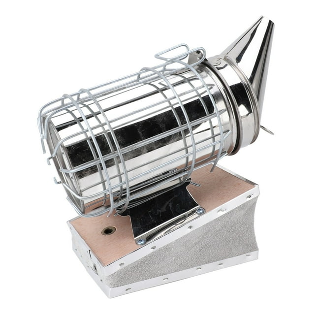Bee Hive Smoker Beekeeping Smoker Beekeeping Equipment Tool Bee Machine Safe Electric for Beekeeper Stainless Steel with Heat Shielding