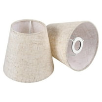 BESTONZON Decorative Beige Lamp Shade, Gentle Light, Room Decoration, 2Pcs