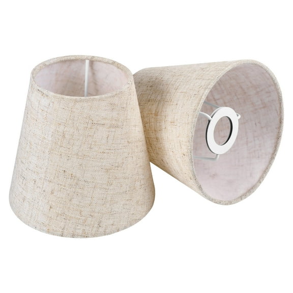 BESTONZON Decorative Beige Lamp Shade, Gentle Light, Room Decoration, 2Pcs