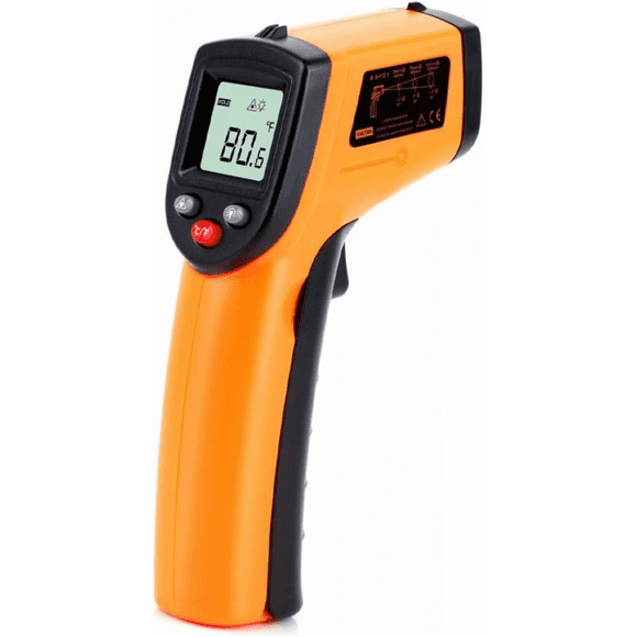 Infrared Thermometer Gun Non human Temperature Infrared Laser Gun Digital 58c~752c, Non contact Ir Laser Gun Firearm Thermometer For Food Kitchen