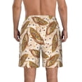 thumbnail image 3 of KLL Corn 5 Men's Casual Summer Beach Shorts Hawaiian Shorts with Pockets-X-Large, 3 of 5