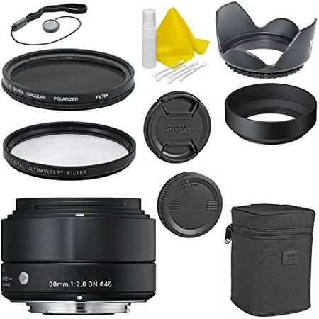 Sigma 30mm f/1.4 DC HSM Deluxe Lens Kit for Canon DSLR (Best 30mm Lens For Canon)