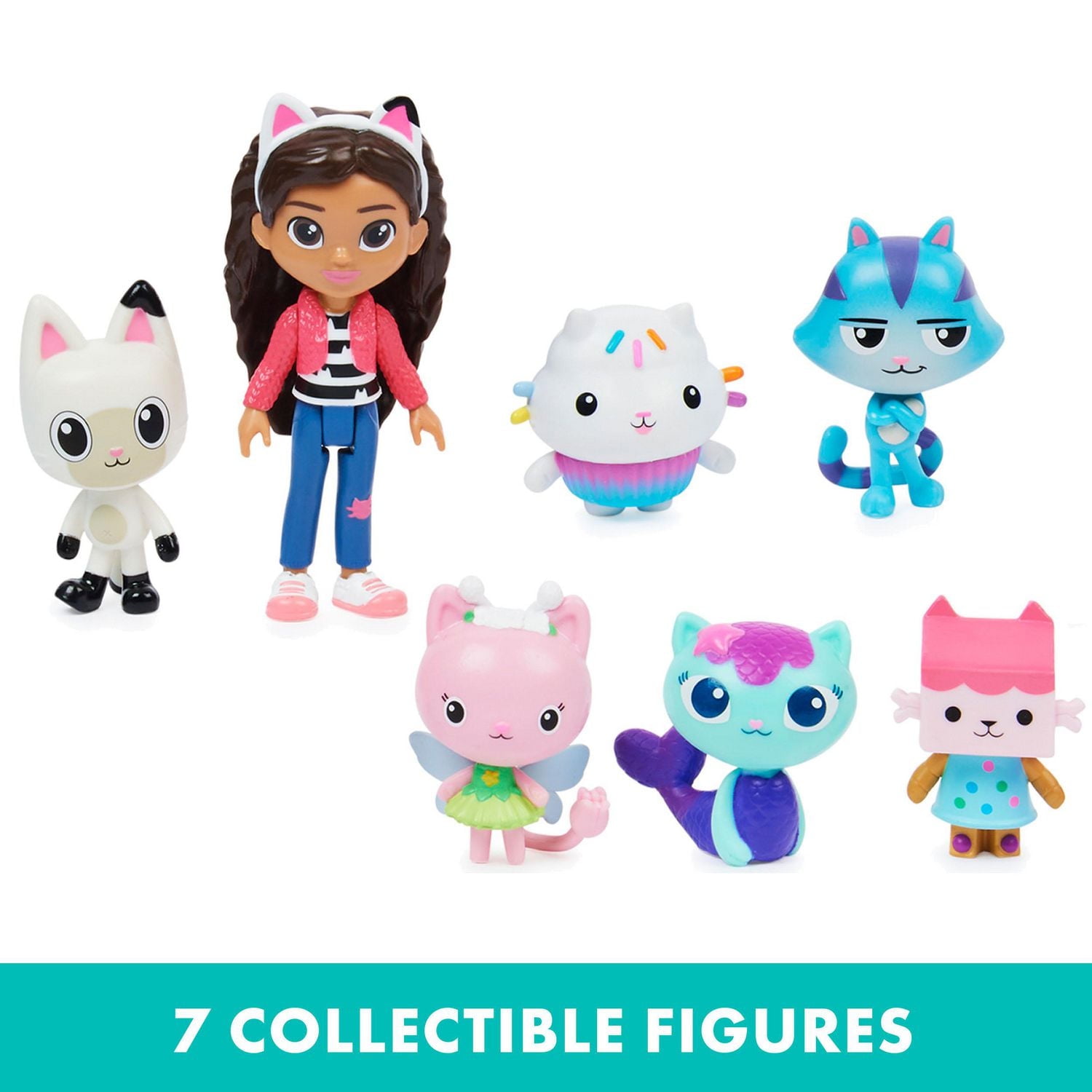 Gabby’s Dollhouse, Deluxe Figure Gift Set with 7 Toy Figures and Surprise Accessory, Kids Toys for Ages 3 and up