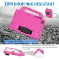 thumbnail image 4 of Feishell Case Compatible for Lenovo Tab M10 Plus (TB-X606F) 10.3" FHD Android Tablet, Kid Friendly with Pencil Holder Shoulder/Hand Strap Kickstand | Three Layer Convertible Handle,Rose, 4 of 9