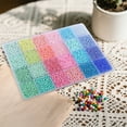 thumbnail image 5 of 5200pcs 24 Color Plastic Seed Beads for Jewelry Making, 3mm Small Beads for DIY Projects, 5 of 6
