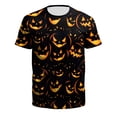 thumbnail image 6 of Men's Halloween T-Shirts 3D Skull Print Short Sleeve T-Shirt Casual Round Neck Novelty Street Fashion Shirts, 6 of 7