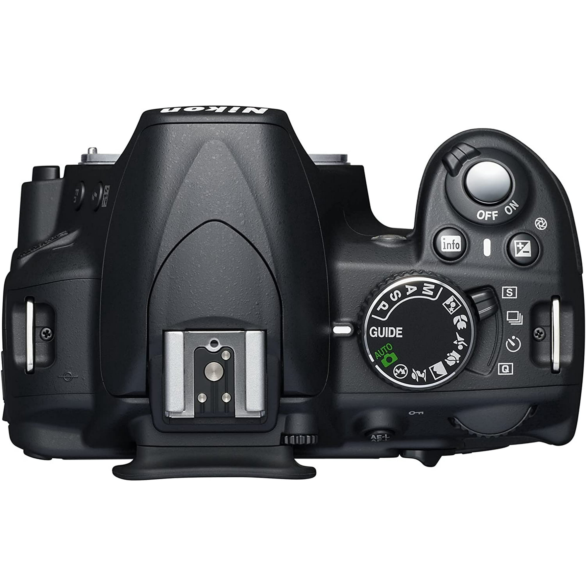 Nikon D3100 14.2MP DX-Format DSLR Digital Camera (Body) - (Black) -  (Renewed)