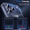 thumbnail image 2 of Protector de lentes de cámara UniqueMe para iPhone 17 Pro Max, 3 unidades, 9H, 2 of 7