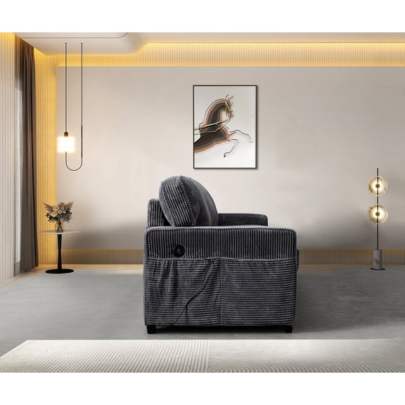 Newboti Furniture LOVESEAT, GREY 65827