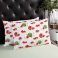 thumbnail image 4 of Watercolor Watermelon Throw Pillow Cover, Summer Fruit Rectangle Decorative Pillow Case Protector Soft Cushion Cover Lumbar Pillowcase for Couch Sofa Bedroom Car Chair Decor 24x36 Inch, 4 of 8