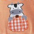 thumbnail image 5 of TAmten Cute Newborn Boy Outfits Fall Winter Outfits Letter Crewneck Sweatshirt Casual Pants 2Pcs Clothes Set Toddler Outfit for Boys(Orange,3-4 Years), 5 of 8