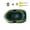 Green, variant on Kids Inflatable Boat For Pool And Lake Built From Sturdy PVC Featuring Two Air Chambers And Paddles Included