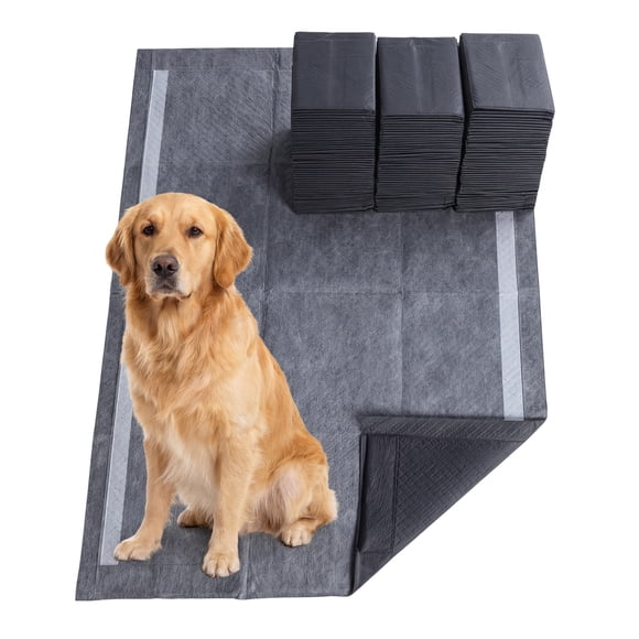 Gymax Charcoal?Dog Pee Pads 35.5'' x 24'' 6-Layer Leak-Proof Pet Potty Training Pads