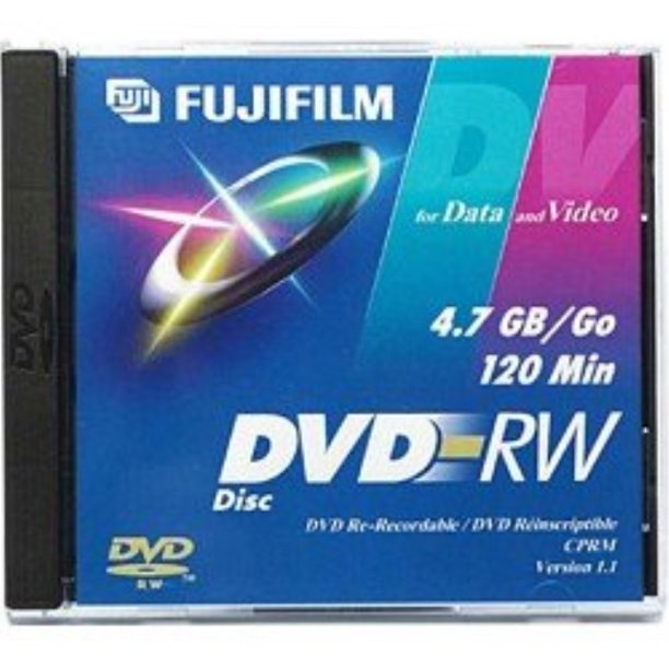 Fujifilm DVD Recordable Media, DVD+R, 4x, 4.70 GB, 1 Pack - Walmart.com