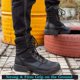 thumbnail image 2 of Botas tácticas militares para hombre RIELD con cierre lateral de cremallera, negras, 2 of 6