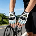 thumbnail image 5 of MMJ Cycling Gloves Half Finger Breathable Non Slip Palm for Men Women Bike Motorcycle, 5 of 6