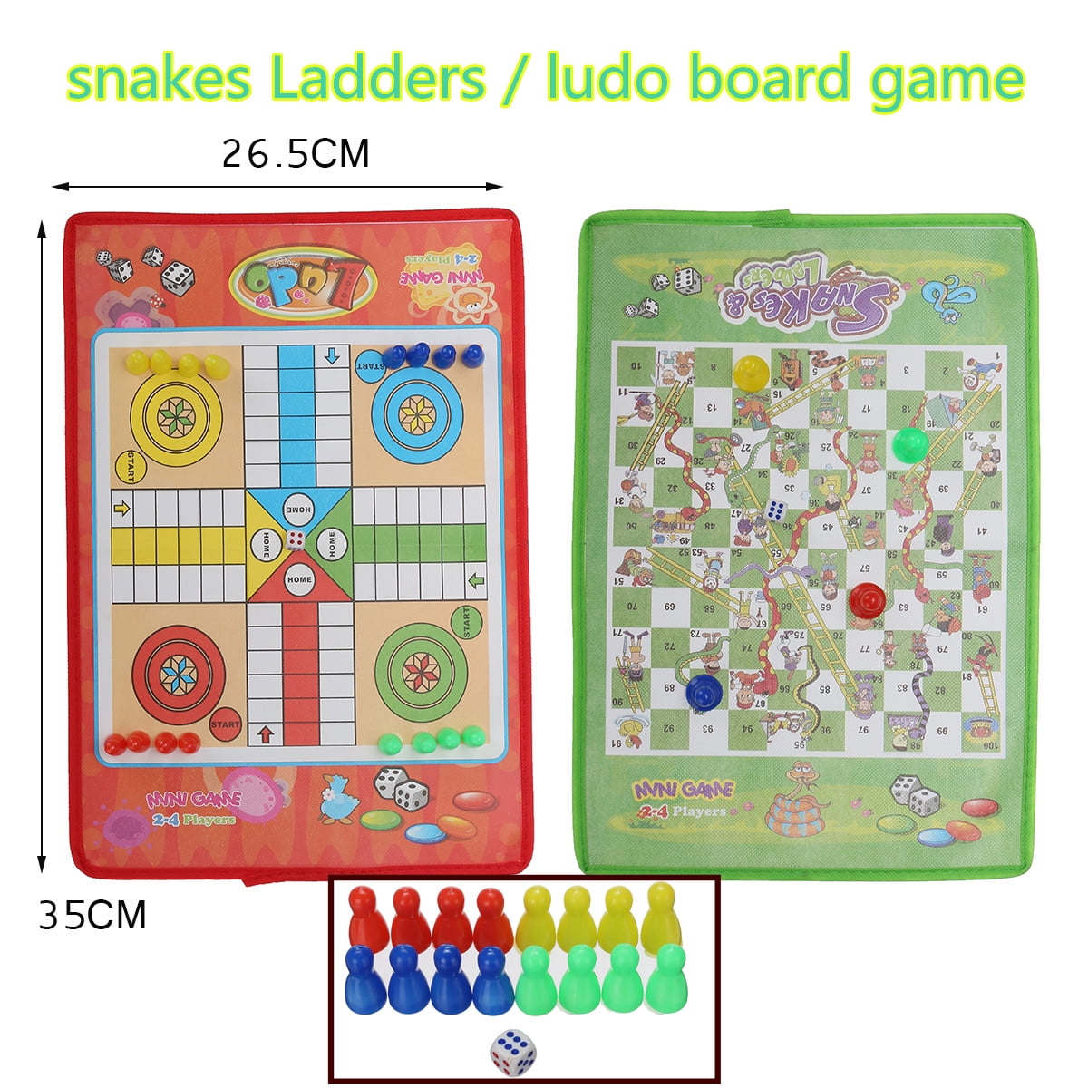 Snakes Ladders/ludo board game/Ludo and Giant Snakes & Ladders Game Family  Game | Walmart Canada
