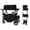 2 Seat Black, variant on DEYGIA Kids Bike, 16 Inch Kids Tricycle Girls Bike 4-9 Years Old, Dual Handbrake Boys Bike with 2 Seats, 3 Storage Baskets