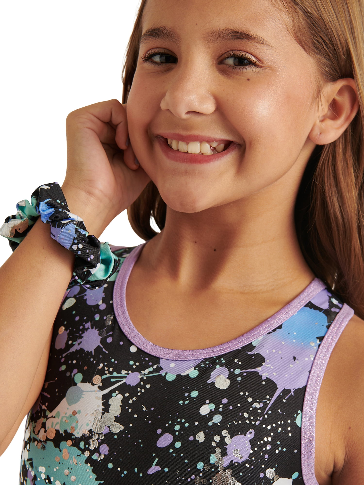 Justice Girls' Cap Sleeve Leotard, Sizes XS-XL
