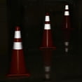 thumbnail image 4 of Yescom Cônes de Sécurité 28 Pouces Réfléchissants Sport Soccer Allée Parc de Stationnement Cône PVC Guide Routier Lot de 4, 4 of 9