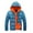 Sky Blue, variant on Jackets for Women Winter Puffer Jacket Coats Zippered Double Pocket Long Sleeve Hooded Casual Fashion Parkas with Pockets