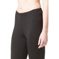 thumbnail image 4 of Fishers Finery Ecofabric Capri Legging; Casual Lounge Legging (Black, L), 4 of 5