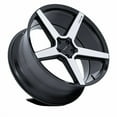 thumbnail image 2 of 20x10.5 Niche NC283 Modena Gloss Black W/ Machined Face Wheel 5x112 (38mm), 2 of 3