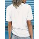 thumbnail image 2 of Playera estampada para mujer, divertida e inspiradora, novedosa, informal, de manga cortaSt. Patrick'S Day Stylish Glasses Printed Short-Sleeve T-Shirt - 312Father's Day, Mother's Day, New Camisetas, 2 of 6