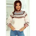 thumbnail image 1 of a.Jesdani Essential Khaki Sweater: Geometric Elegance!, 1 of 8